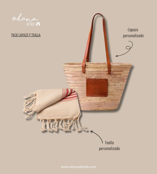 PACK CAPAZO INICIAL CUERO + TOALLA