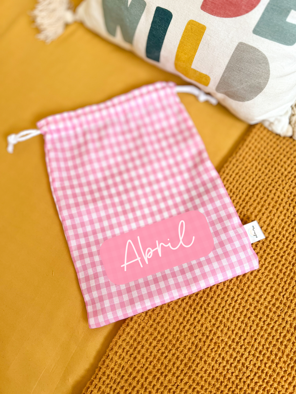 BOLSITA PERSONALIZADA VICHY - Ohana Details