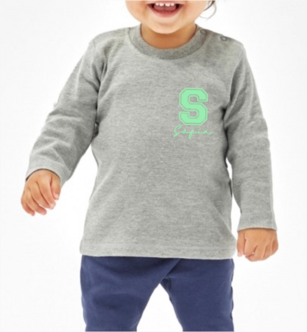 CAMISETA GORDITA BEBÉ M/L INICIAL