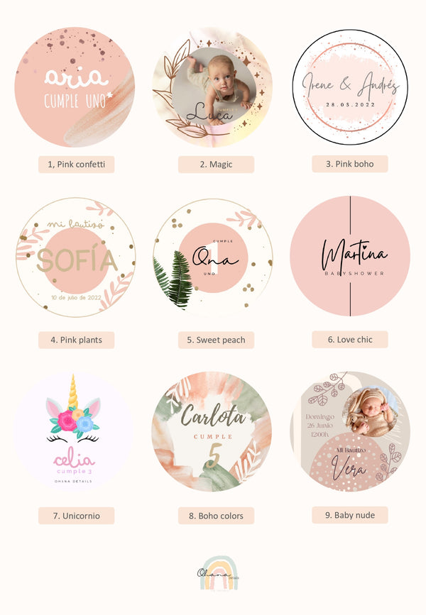 CAJITA COLORES PERSONALIZADA