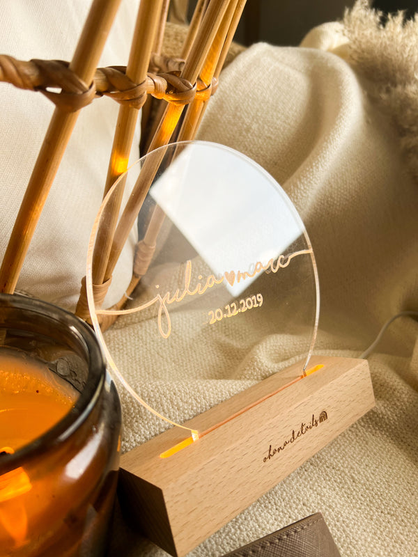 LÁMPARA NOMBRES AMOR