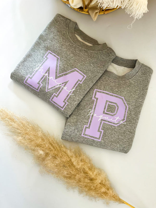 SUDADERA PERSONALIZADA MAXI INICIAL