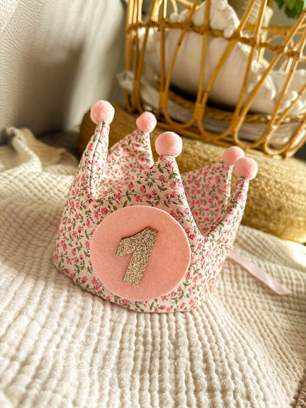 CORONA CUMPLEAÑOS PERSONALIZADA FLORES