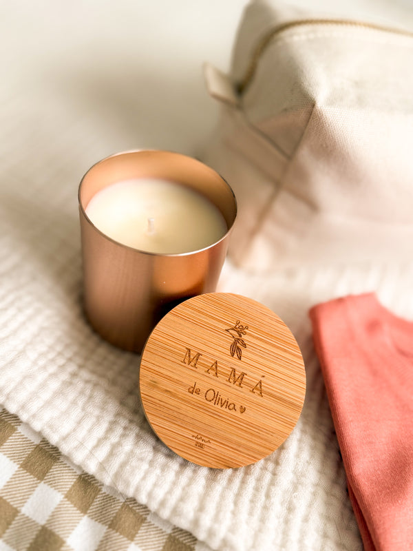 VELA PARA MAMÁ MADERA