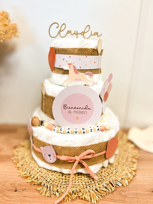 TARTA PAÑALES GRANDE BALLOON