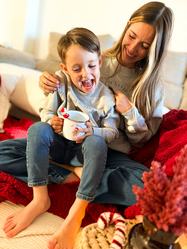 TAZA NAVIDAD GALLETA RETRO