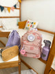 MOCHILA INFANTIL ROSA FLOR