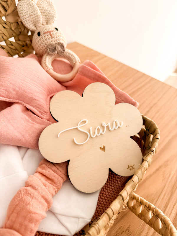 PLACA NOMBRE FLOR - Ohana Details
