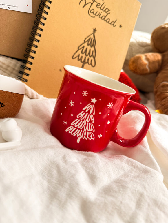 TAZA ROJA NAVIDAD ÁRBOL - Ohana Details