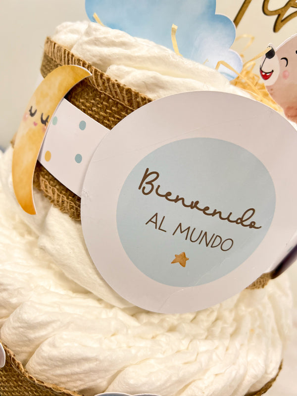 TARTA PAÑALES MEDIANA DULCES SUEÑOS