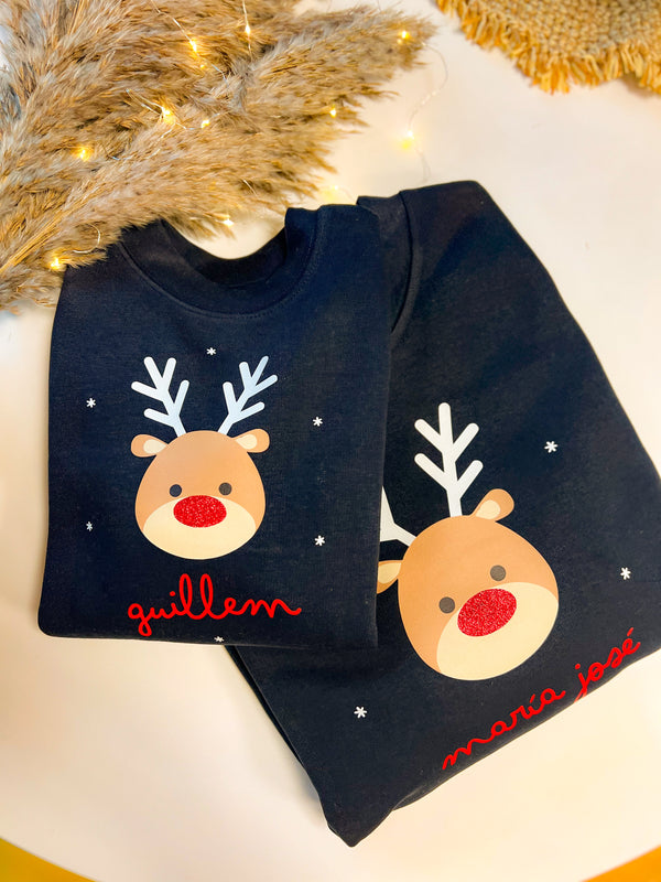 SUDADERA NAVIDAD RENO