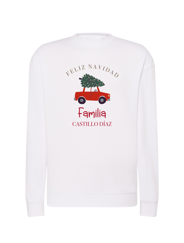 SUDADERA NAVIDAD COCHE