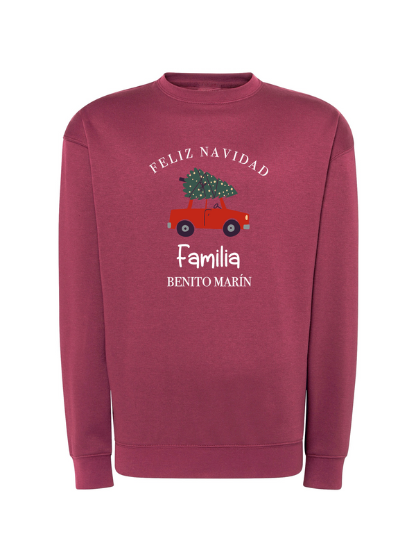 SUDADERA NAVIDAD COCHE