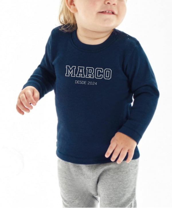 CAMISETA GORDITA BEBÉ M/L ACADEMY