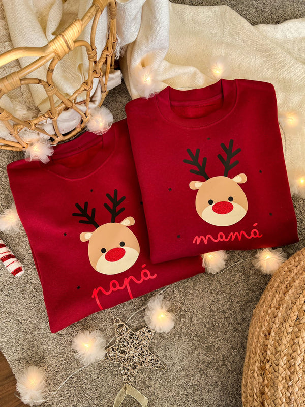 SUDADERA NAVIDAD RENO