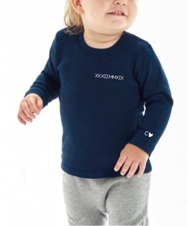 CAMISETA GORDITA BEBÉ M/L FECHA