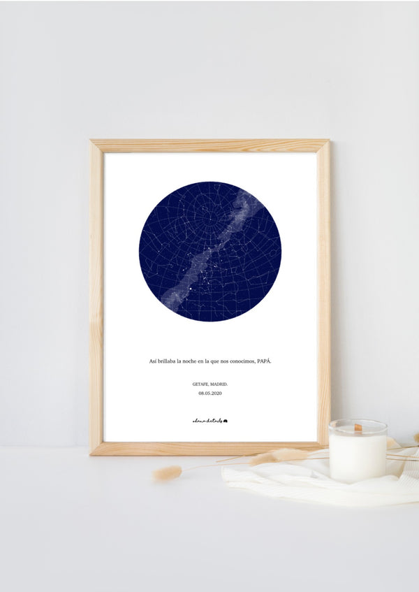 LÁMINA MAPA ESTELAR PAPÁ