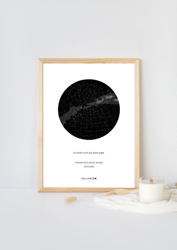 LÁMINA MAPA ESTELAR PAPÁ