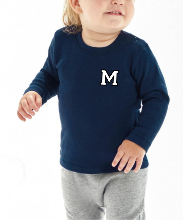 CAMISETA GORDITA BEBÉ M/L INICIAL BASIC