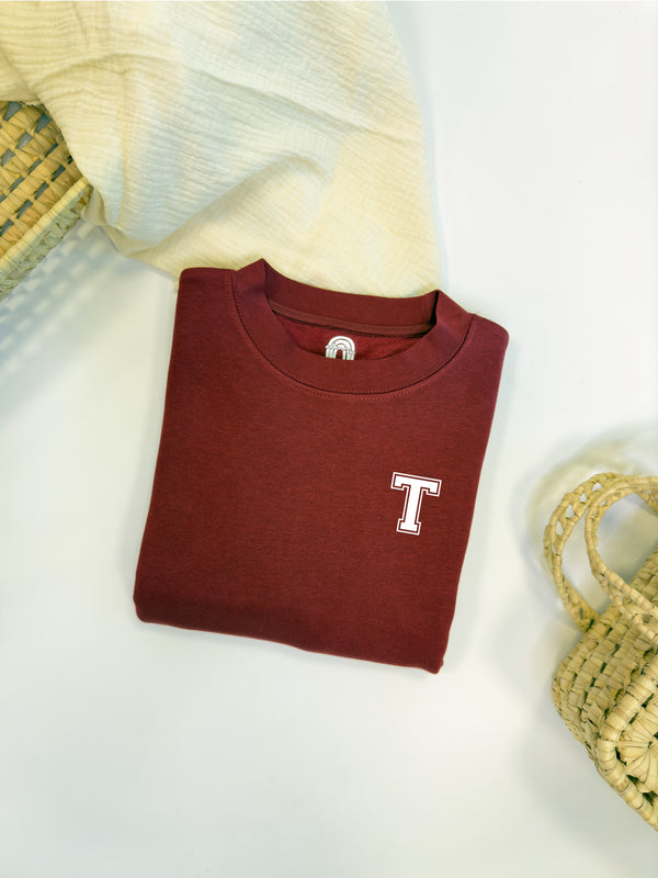 SUDADERA PERSONALIZADA MINI INICIAL