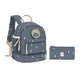 MOCHILA INFANTIL AZUL TOPITOS