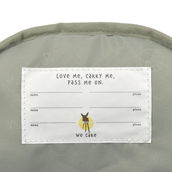 MOCHILA INFANTIL AZUL TOPITOS