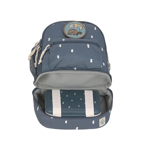 MOCHILA INFANTIL AZUL TOPITOS