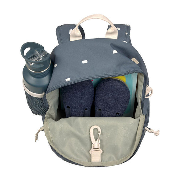 MOCHILA INFANTIL AZUL TOPITOS