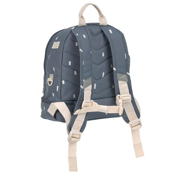 MOCHILA INFANTIL AZUL TOPITOS