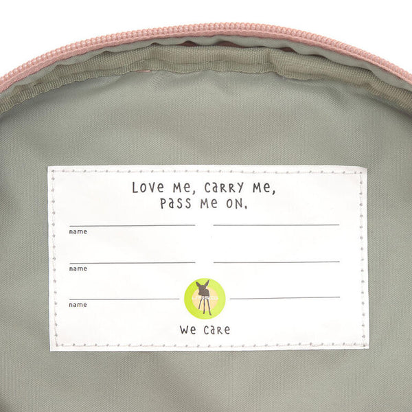 MOCHILA INFANTIL ROSA FLOR