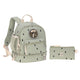 MOCHILA INFANTIL VERDE TOPITOS
