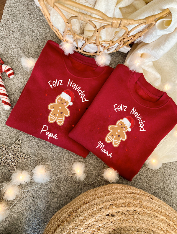 SUDADERA NAVIDAD GALLETA