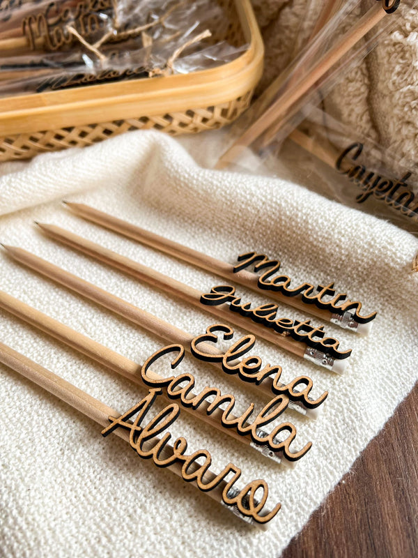 LÁPIZ NOMBRE MADERA