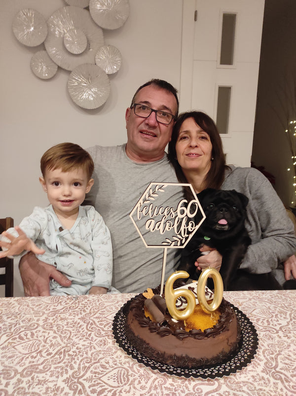 TOPPER MADERA HEXAGONAL