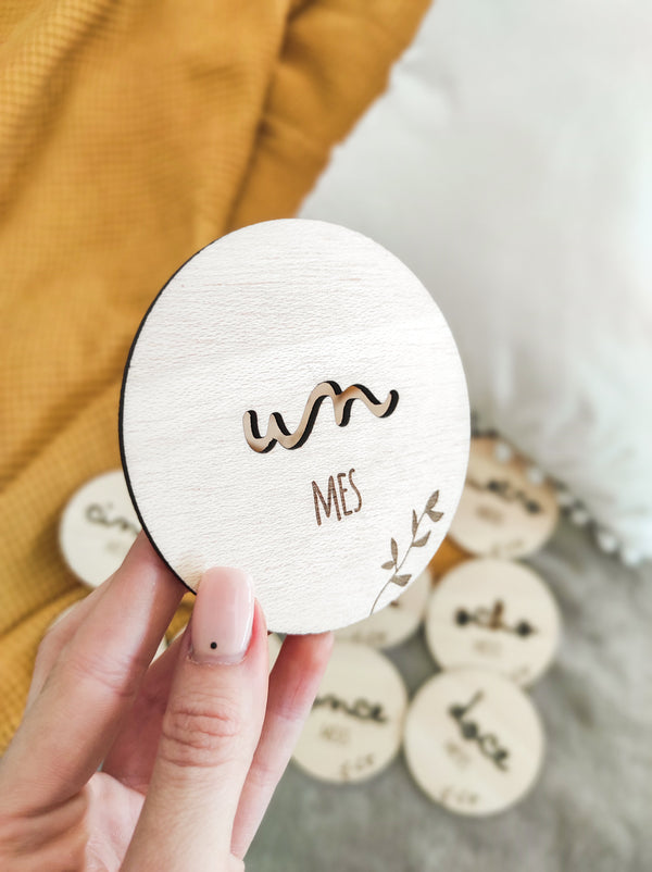 PLACAS CUMPLE MES LETRAS