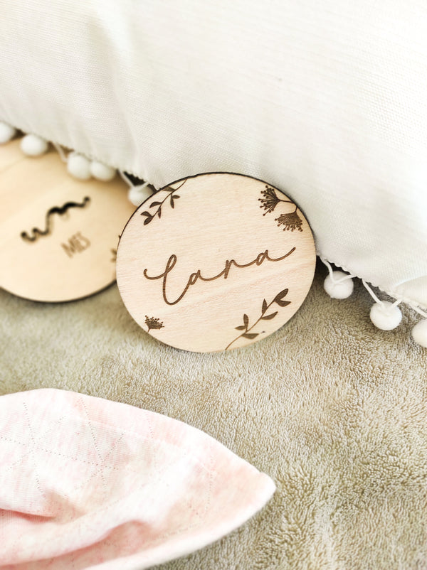 PLACAS CUMPLE MES LETRAS