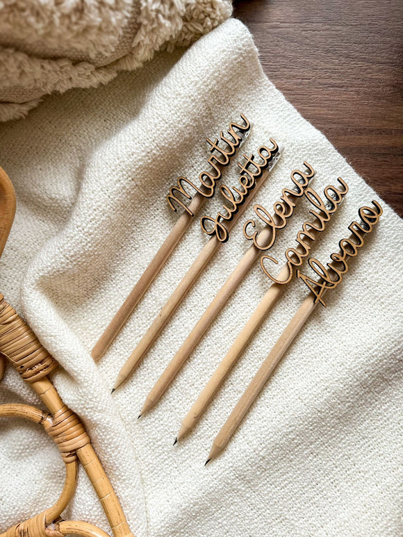 LÁPIZ NOMBRE MADERA