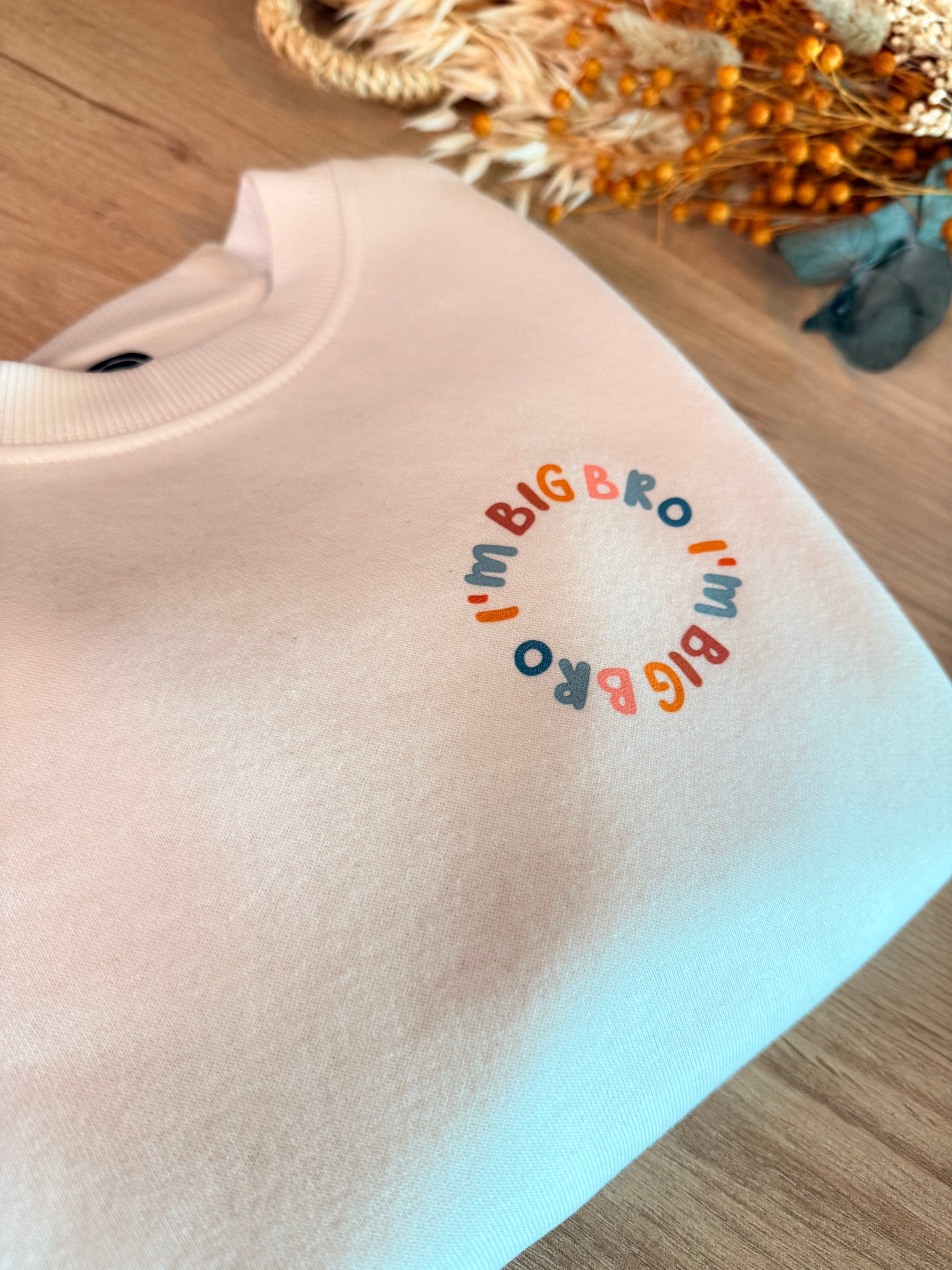 SUDADERA HERMANO/A MAYOR COLOR PERSONALIZADA