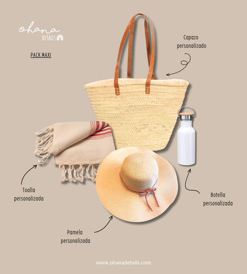PACK CAPAZO PERSONALIZADO NOMBRE MAXI