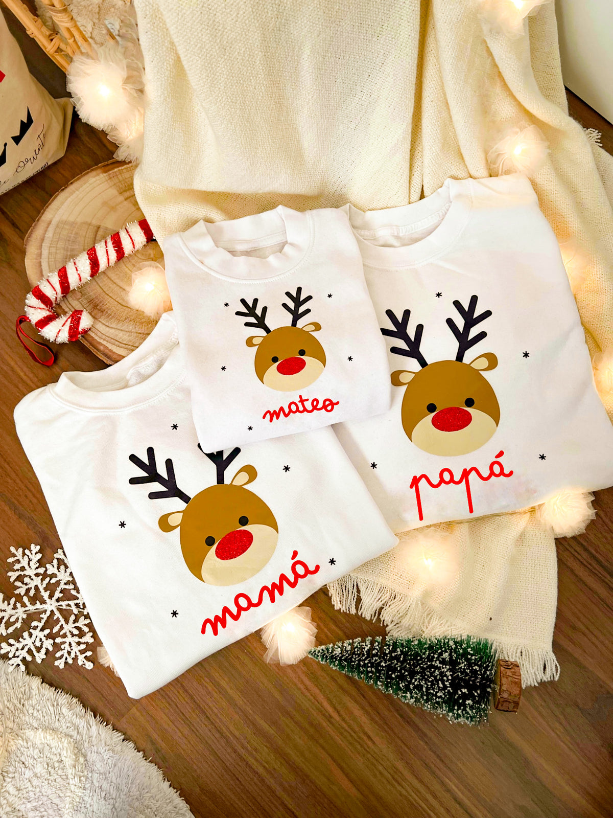 SUDADERA NAVIDAD RENO