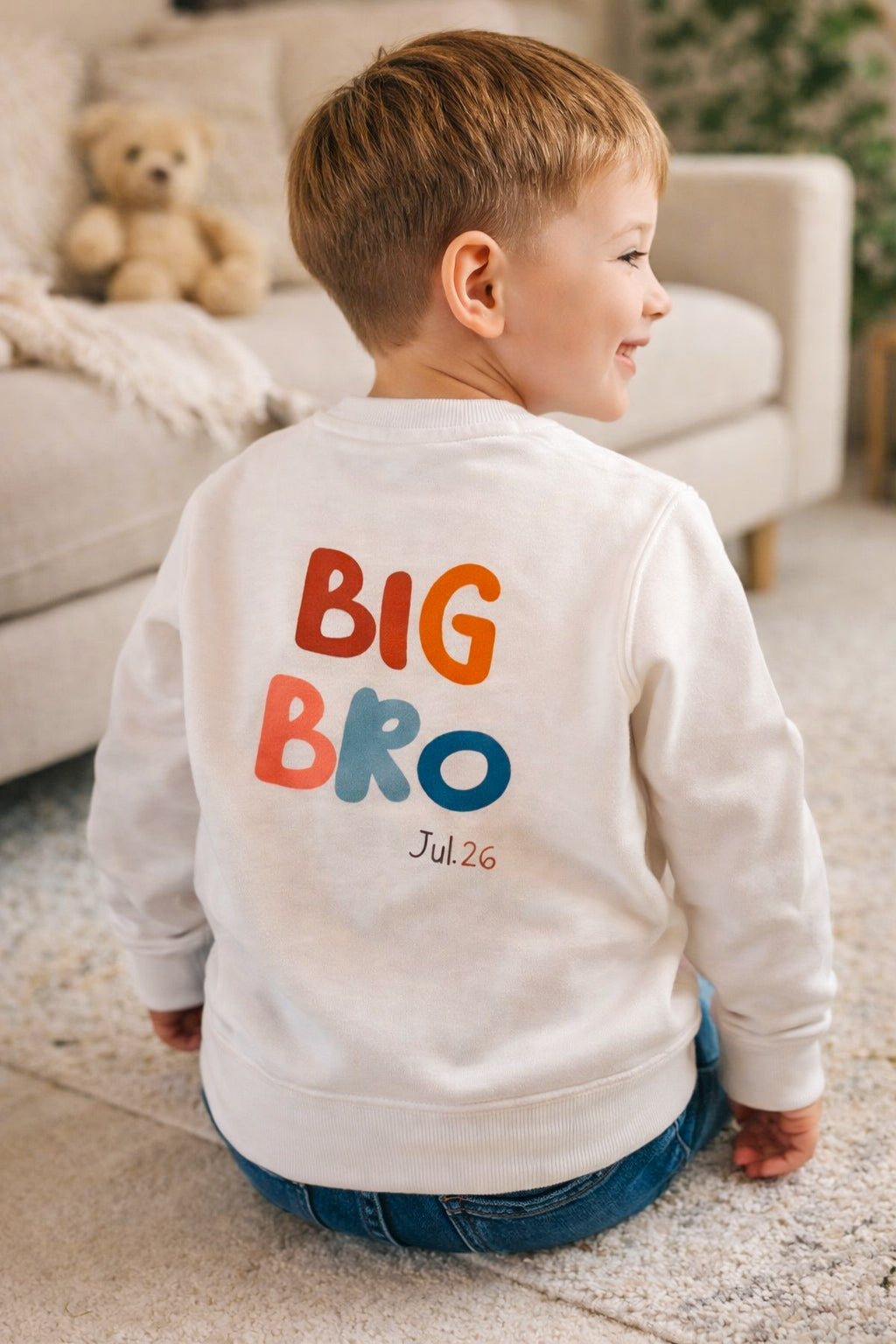 SUDADERA HERMANO/A MAYOR COLOR PERSONALIZADA