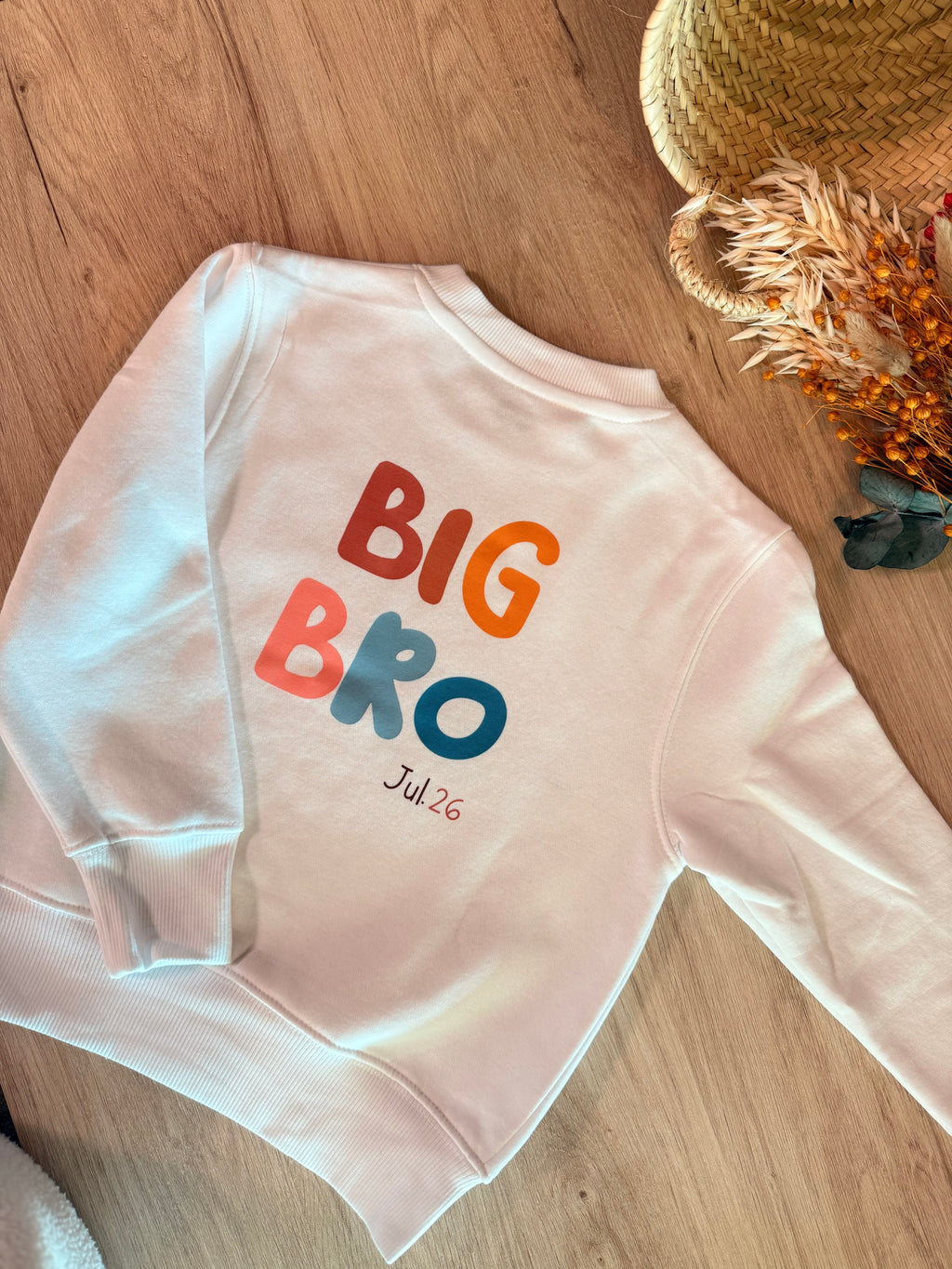 SUDADERA HERMANO/A MAYOR COLOR PERSONALIZADA