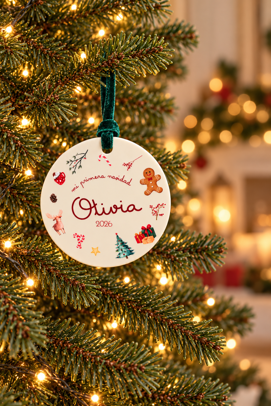 Bola Navidad dibujitos