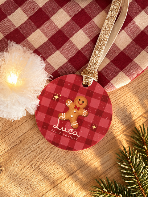Bola Navidad dibujo galleta - Ohana Details