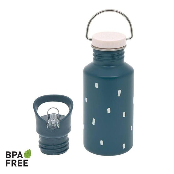BOTELLA ACERO AZUL TOPITOS - Ohana Details