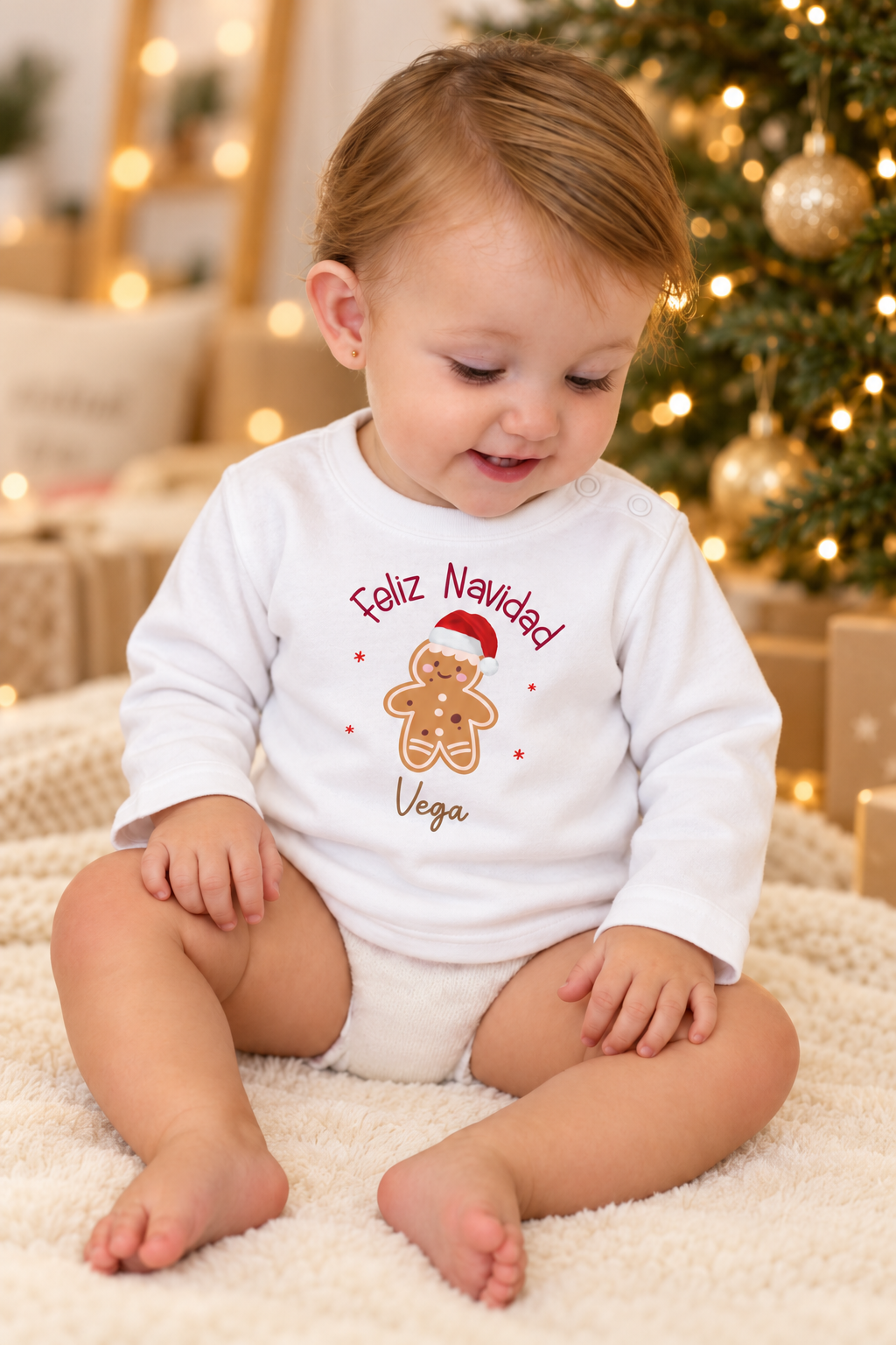 Camiseta gordita Navidad Galleta