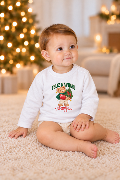 Camiseta gordita Navidad Oso - Ohana Details