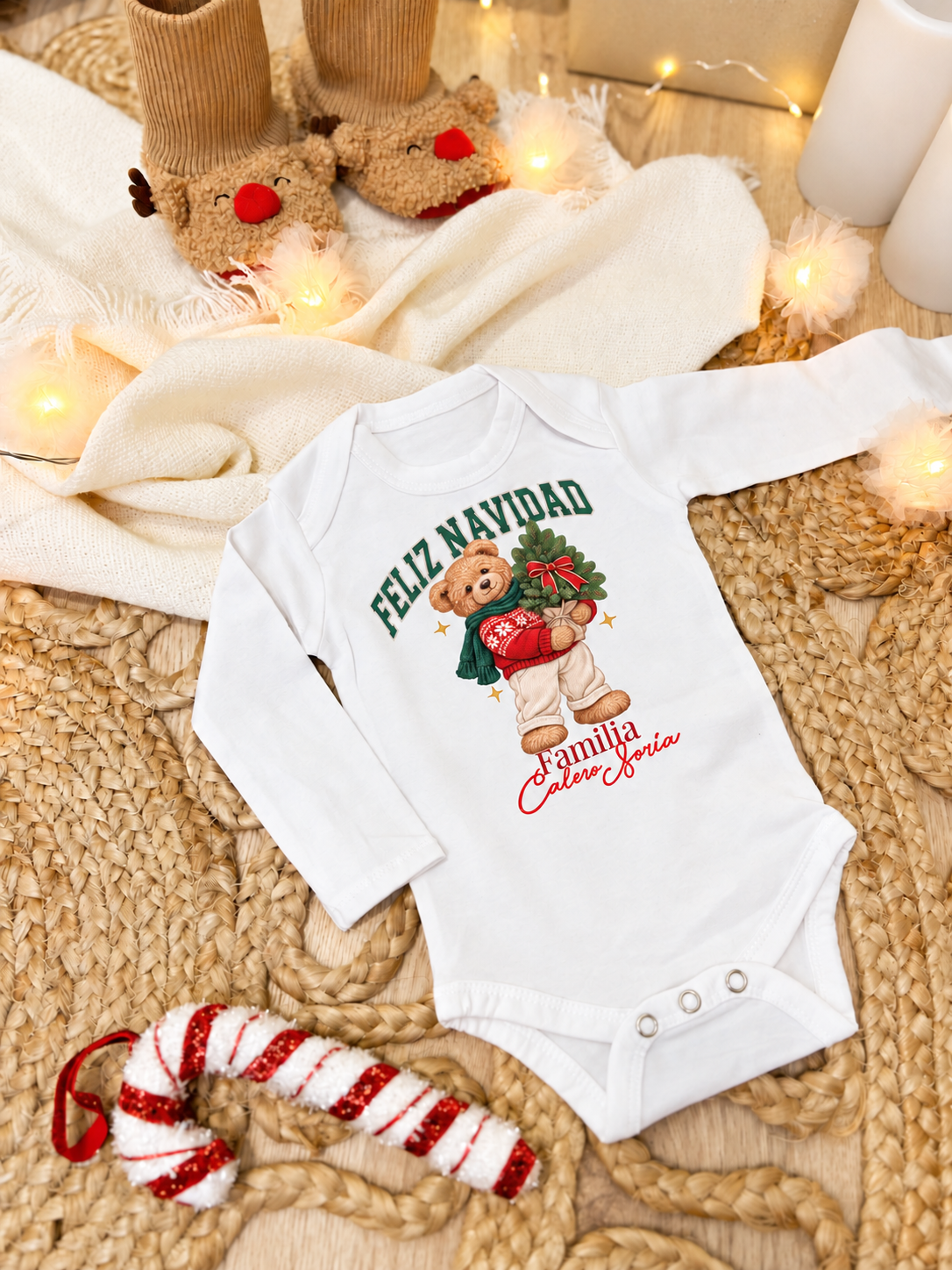 Body Mi primera Navidad Oso - Ohana Details