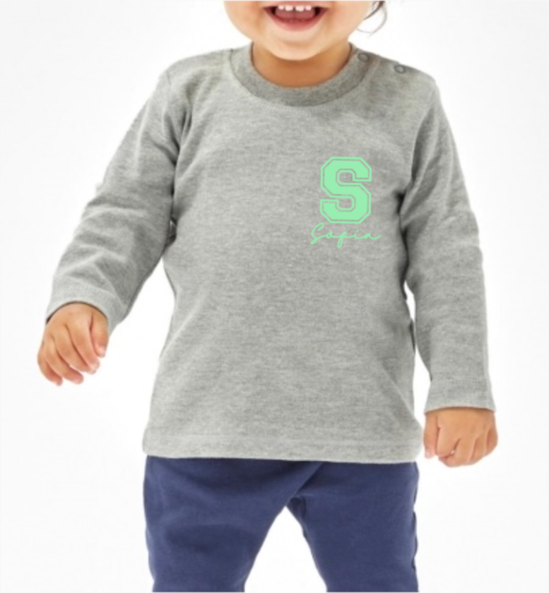 CAMISETA GORDITA BEBÉ M/L INICIAL