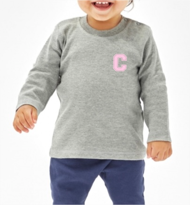 CAMISETA GORDITA BEBÉ M/L MINI INICIAL